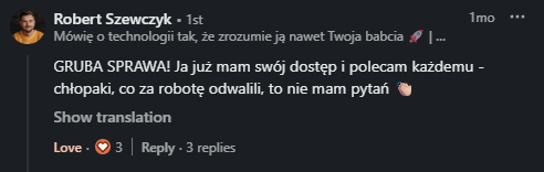Opinia uczestnika warsztatów AI Ninjas